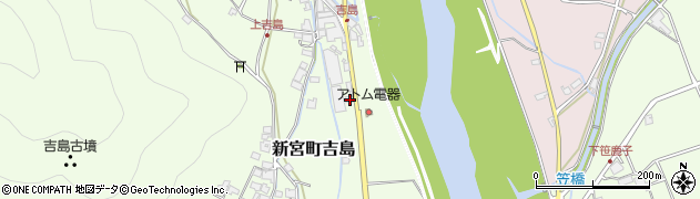 兵庫県たつの市新宮町吉島538周辺の地図