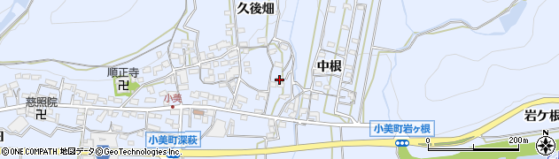 愛知県岡崎市小美町久後畑114周辺の地図