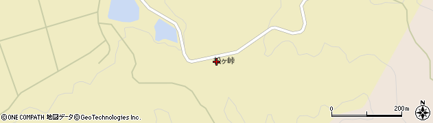 松ケ峠周辺の地図