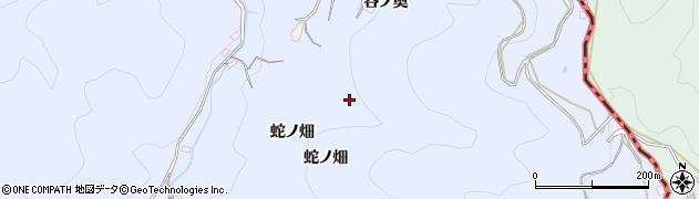 京都府宇治市東笠取（谷ノ奥）周辺の地図