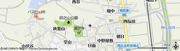 愛知県阿久比町（知多郡）卯坂（仙入坊）周辺の地図