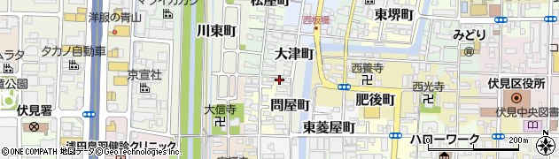 京都府京都市伏見区問屋町734周辺の地図