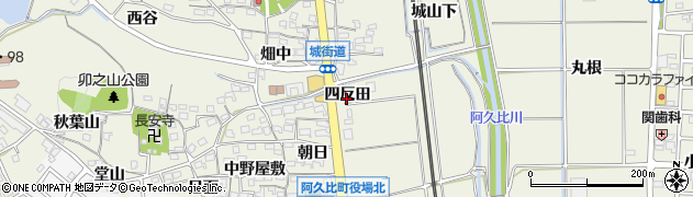 愛知県知多郡阿久比町卯坂四反田周辺の地図