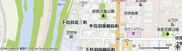 京都府京都市伏見区下鳥羽西柳長町173周辺の地図
