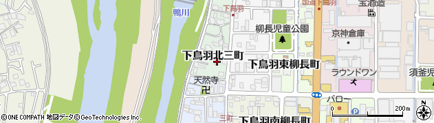 京都府京都市伏見区下鳥羽北三町132周辺の地図