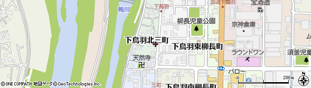 京都府京都市伏見区下鳥羽北三町114周辺の地図