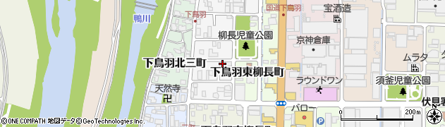 京都府京都市伏見区下鳥羽西柳長町148周辺の地図