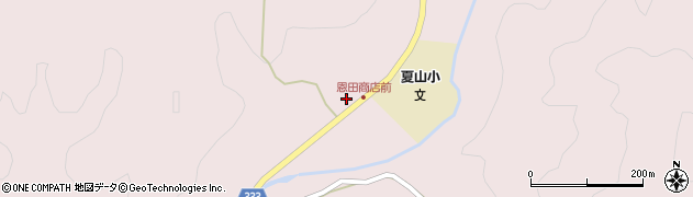 愛知県岡崎市夏山町東王柿平周辺の地図