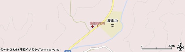 愛知県岡崎市夏山町（東王柿平）周辺の地図