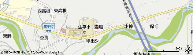 愛知県岡崎市生平町鶸場8周辺の地図