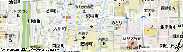 京都府京都市伏見区東堺町551周辺の地図