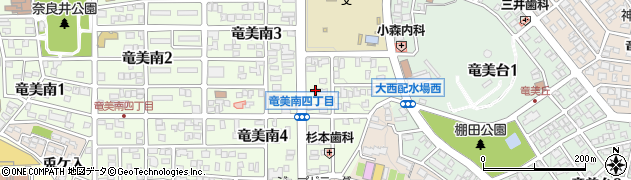 株式会社ホワイト急便　イズミヤ竜美南店周辺の地図