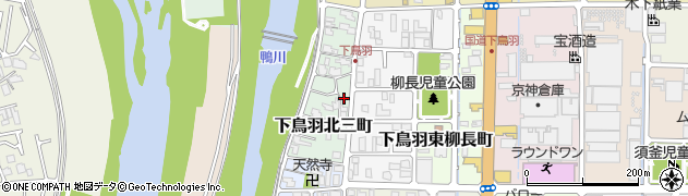 京都府京都市伏見区下鳥羽北三町57周辺の地図