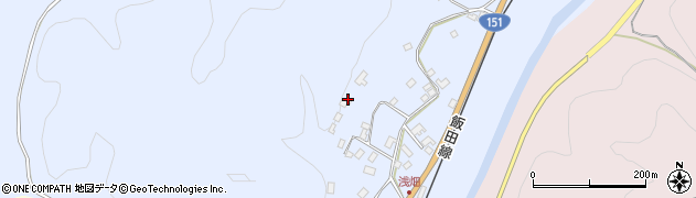 愛知県新城市富栄（山下）周辺の地図