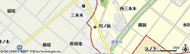 愛知県岡崎市島坂町（河野前）周辺の地図