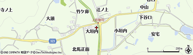 兵庫県宝塚市上佐曽利（郷ノ坪）周辺の地図
