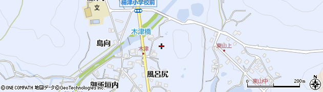 兵庫県猪名川町（川辺郡）木津（戸塚尻）周辺の地図