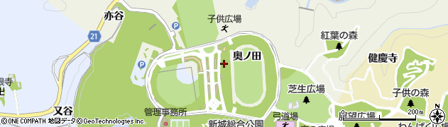 愛知県新城市出沢（奥ノ田）周辺の地図