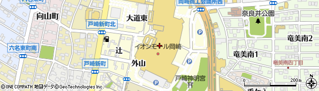 イオンモール岡崎　未来屋書店周辺の地図