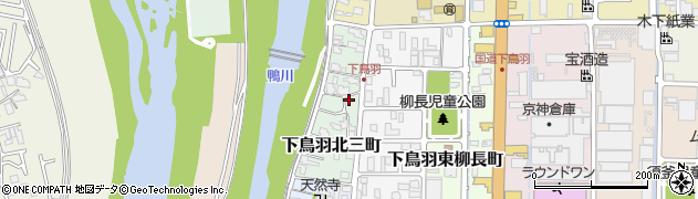 京都府京都市伏見区下鳥羽北三町52周辺の地図