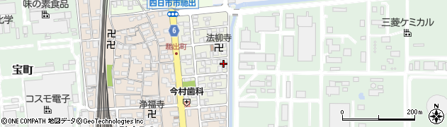 三重県四日市市七つ屋町周辺の地図