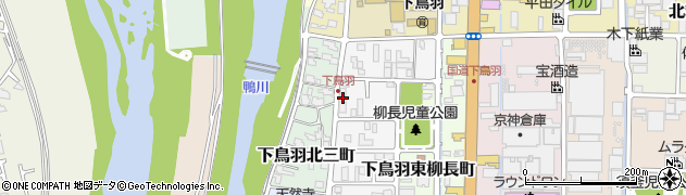 京都府京都市伏見区下鳥羽西柳長町117周辺の地図