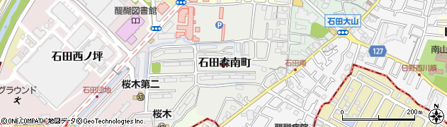 京都府京都市伏見区石田森南町周辺の地図