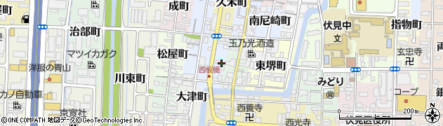 京都府京都市伏見区聚楽町672周辺の地図