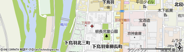 京都府京都市伏見区下鳥羽西柳長町84周辺の地図