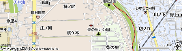 京都府長岡京市今里（貝川）周辺の地図
