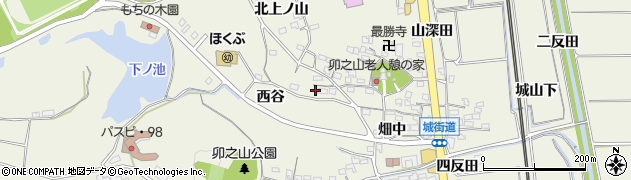 愛知県知多郡阿久比町卯坂稲葉6周辺の地図