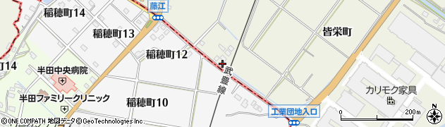 愛知県知多郡東浦町藤江南新田114周辺の地図