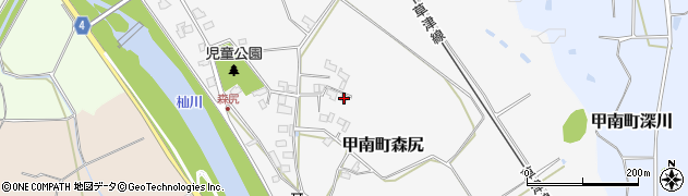 滋賀県甲賀市甲南町森尻269周辺の地図