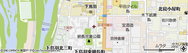 京都府京都市伏見区下鳥羽西柳長町68周辺の地図