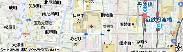 京都市幼稚園伏見板橋幼稚園周辺の地図