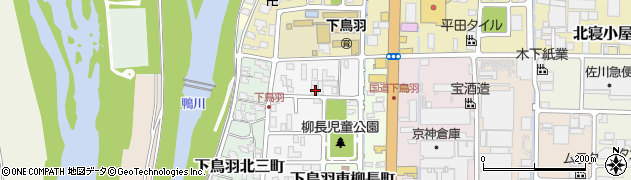 京都府京都市伏見区下鳥羽西柳長町28周辺の地図