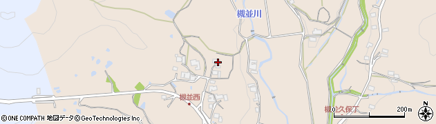 兵庫県川辺郡猪名川町槻並大井戸周辺の地図