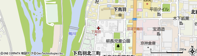 京都府京都市伏見区下鳥羽西柳長町41周辺の地図