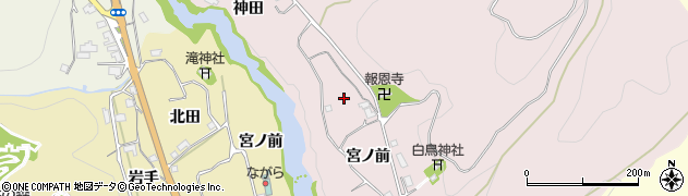 愛知県新城市横川（宮貝津）周辺の地図