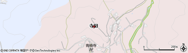 大阪府豊能郡豊能町寺田周辺の地図