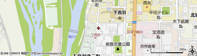 京都府京都市伏見区下鳥羽西柳長町47周辺の地図