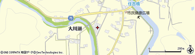 兵庫県三田市大川瀬256周辺の地図