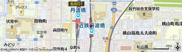 成城石井近鉄丹波橋店周辺の地図