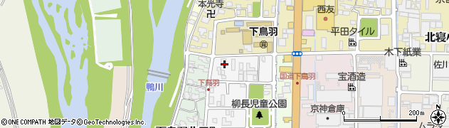 京都府京都市伏見区下鳥羽西柳長町4周辺の地図