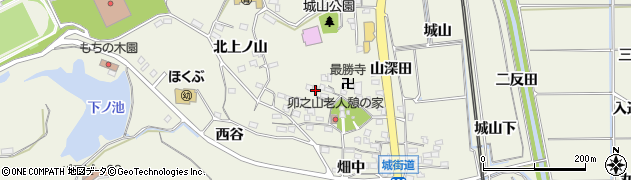 愛知県阿久比町（知多郡）卯坂周辺の地図