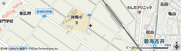 愛知県安城市安城町庚申12周辺の地図