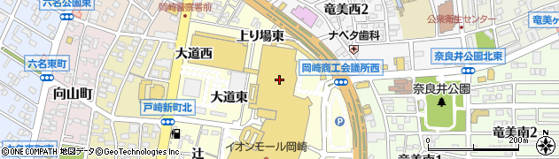 イオン岡崎南店　日本一周辺の地図