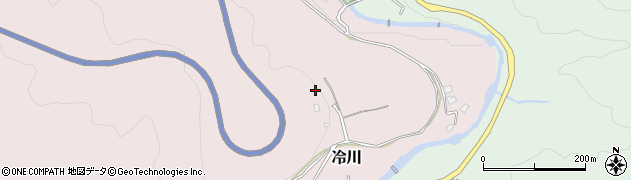 静岡県伊豆市冷川68周辺の地図