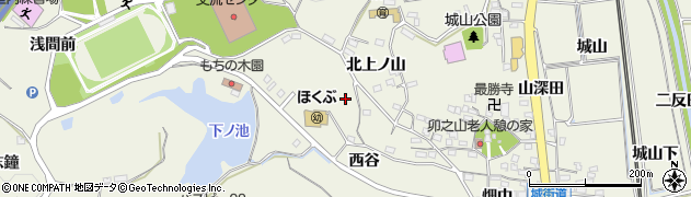 愛知県阿久比町（知多郡）卯坂（姥ケ谷）周辺の地図