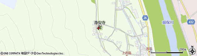 兵庫県たつの市新宮町吉島133周辺の地図